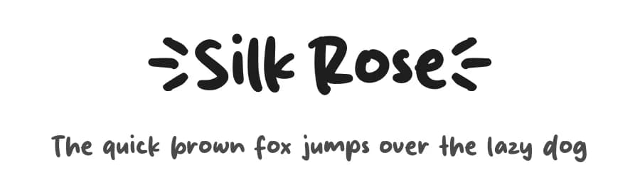 Silk Rose by Origin Type — Script Handwritten Font