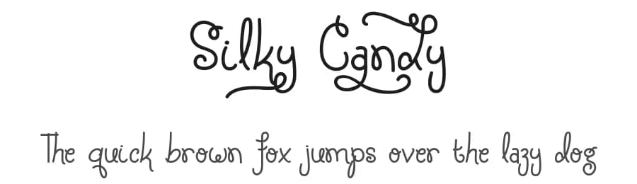 Silky Candy by PutraCetol Studio — Script Handwritten Font
