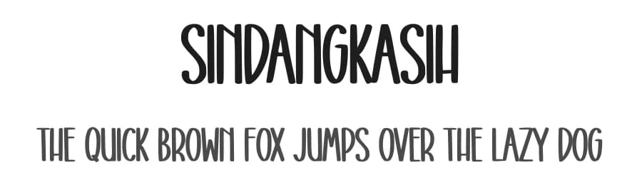 Sindangkasih by Abo Daniel Studio — Script Handwritten Font