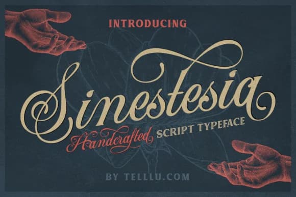 Sinestesia Font by Telllu — Script Handwritten Font