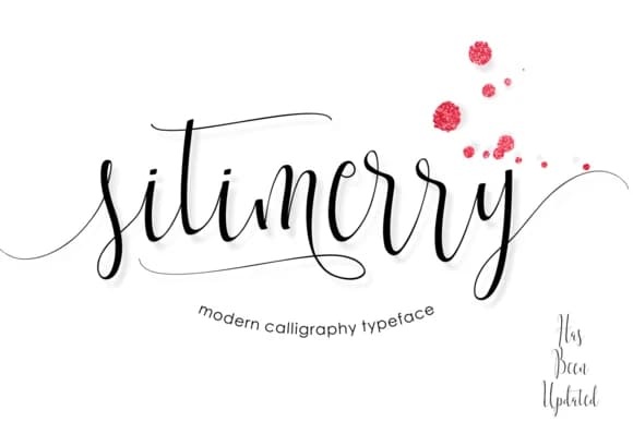 Sitimerry Font by BONJOURTYPE — Script Handwritten Font
