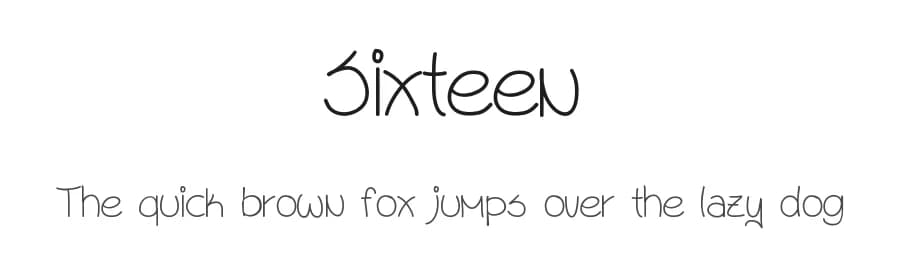 Sixteen by Vanessa Bays β Script Handwritten Font