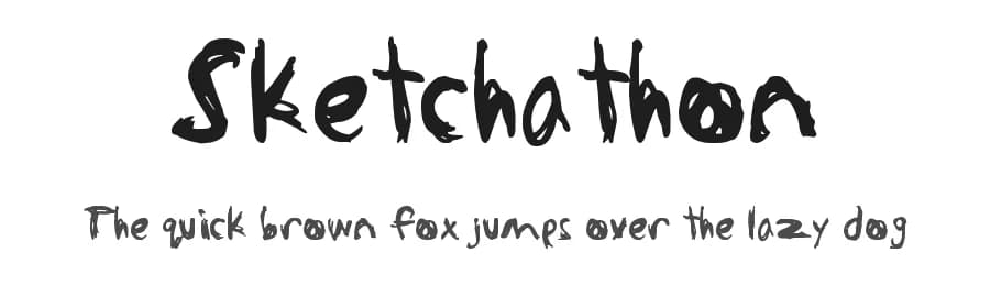 Sketchathon by Corey Worrell — Script Handwritten Font