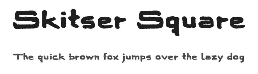 Skitser Square by FontPanda — Script Handwritten Font