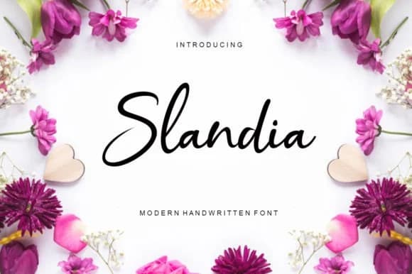 Slandia Font by scoothtype — Script Handwritten Font