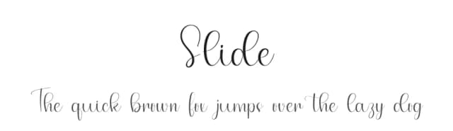 Slide by PiPi Creative STUDIO — Script Handwritten Font