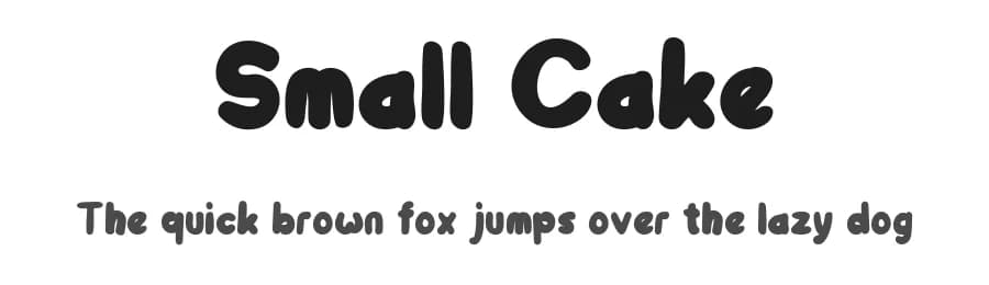 Small Cake by Valiant Project β Script Handwritten Font