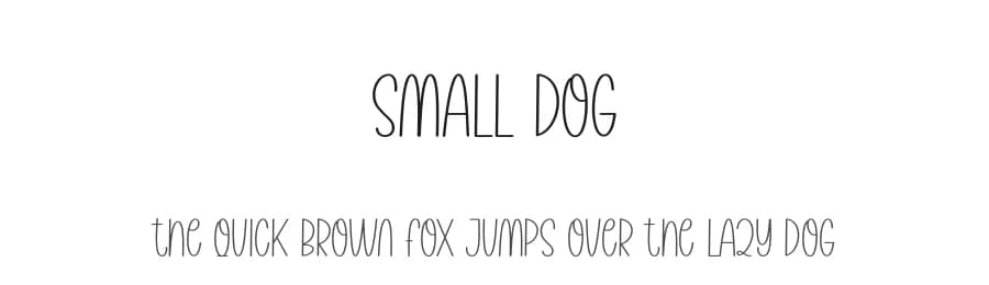 Small Dog by Andi Moz — Script Handwritten Font