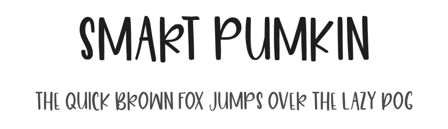 Smart Pumkin by Goodrichees — Script Handwritten Font