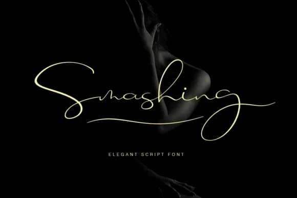 Smashing Font by Pasha Larin — Script Handwritten Font