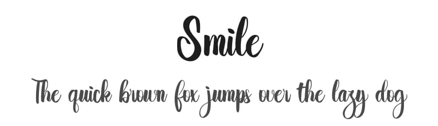 Smile by PiPi Creative STUDIO — Script Handwritten Font