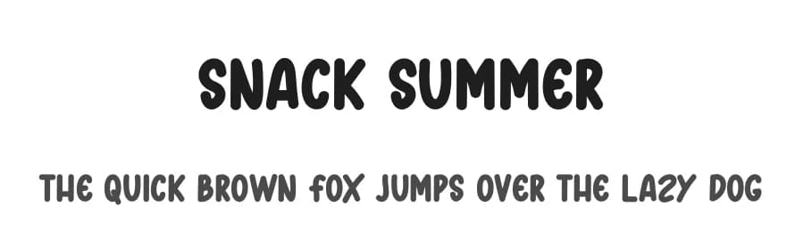 Snack Summer by Scratchones β Script Handwritten Font