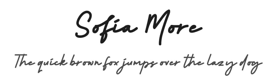 Sofia More by RantautypeStudio — Script Handwritten Font