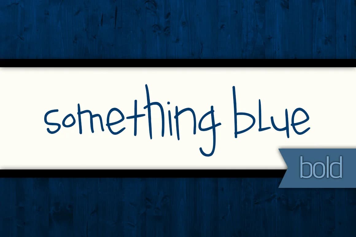 Something Blue Bold Font by brittneymurphydesign — Script Handwritten Font