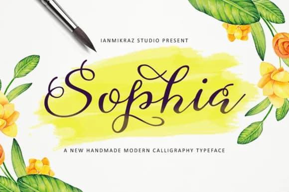 Sophia Font by Ian Mikraz — Script Handwritten Font