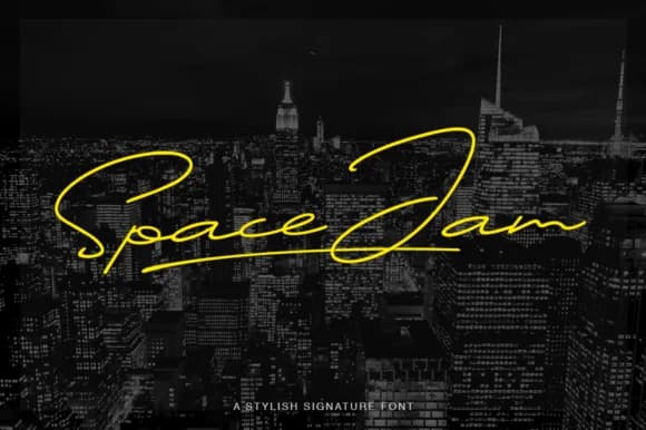 Space Jam Font by Pasha Larin — Script Handwritten Font