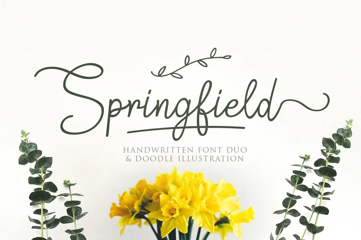 Springfield Font by Weape Design — Script Handwritten Font