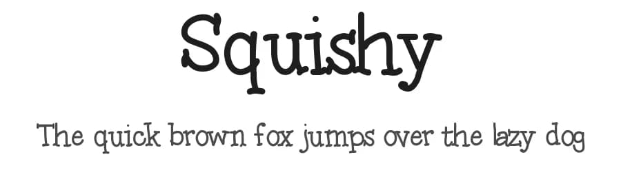 Squishy by Vanessa Bays — Script Handwritten Font