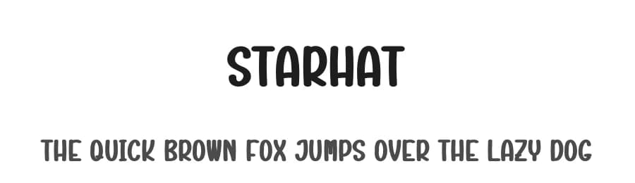 Starhat by Scratchones — Script Handwritten Font