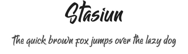 Stasiun by Labastudioid — Script Handwritten Font