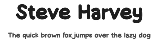 Steve Harvey by Muharima Rasyid — Script Handwritten Font