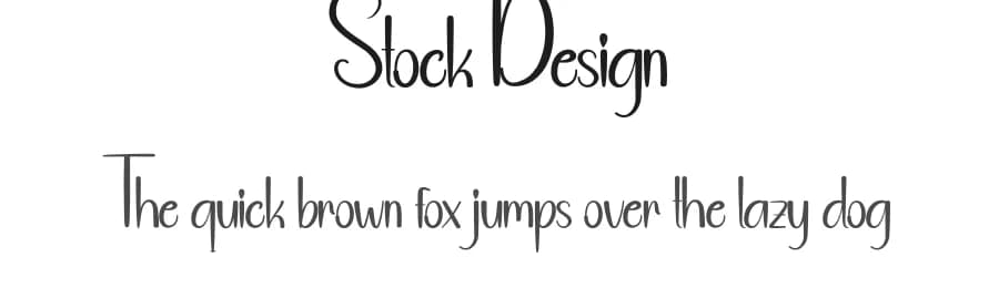 Stock Design by Andi Moz — Script Handwritten Font