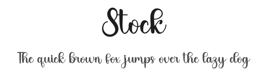 Stock by PiPi Creative STUDIO — Script Handwritten Font