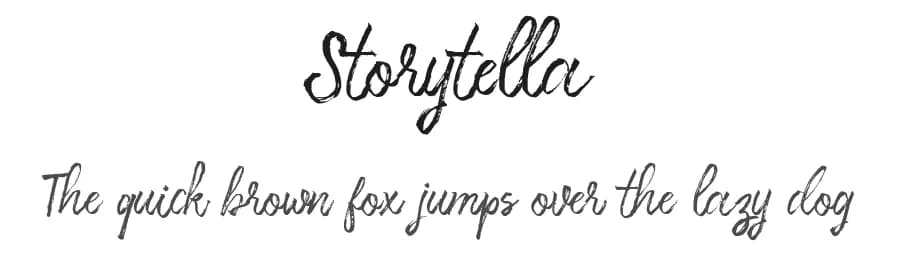 Storytella by Letterhend Studio — Script Handwritten Font