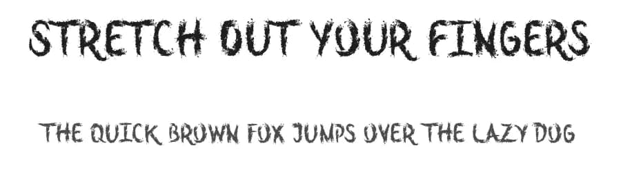 Stretch Out Your Fingers by Poemhaiku — Script Handwritten Font