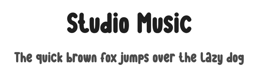 Studio Music by Andi Moz — Script Handwritten Font