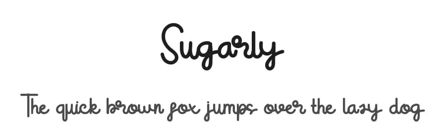 Sugarly by Typotopia Studio — Script Handwritten Font