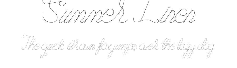 Summer Linen by SSI.Scraps — Script Handwritten Font