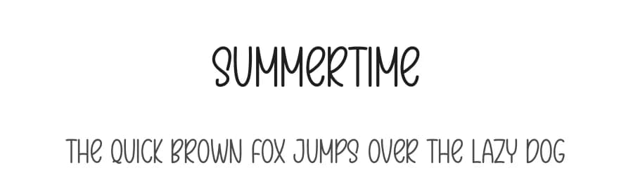 Summertime by Andi Moz — Script Handwritten Font