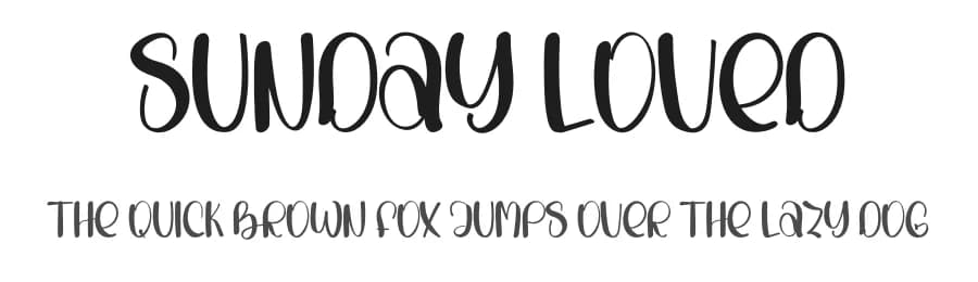 Sunday Loved by PiPi Creative STUDIO — Script Handwritten Font