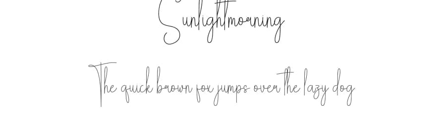 Sunlightmorning by Andi Moz — Script Handwritten Font