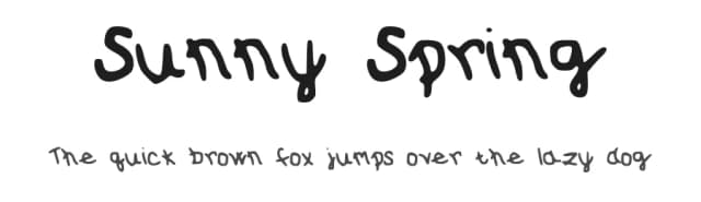Sunny Spring by Sapphire Starr — Script Handwritten Font