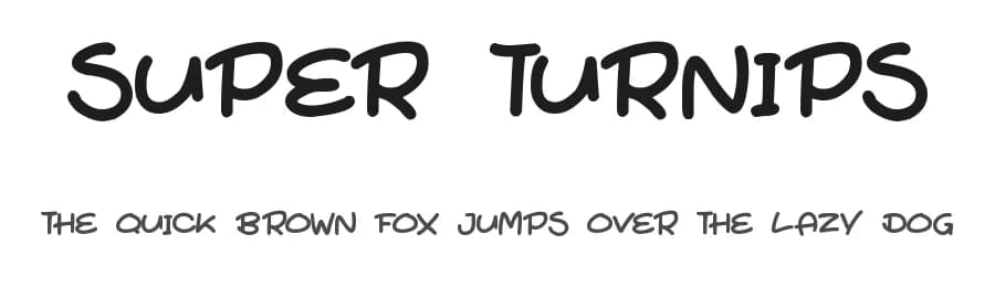 Super Turnips by Hawtpixel — Script Handwritten Font