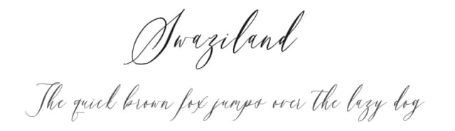 Swaziland by Get Studio — Script Handwritten Font