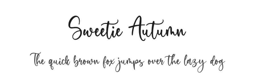 Sweetie Autumn by Balpirick Studio — Script Handwritten Font