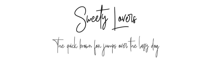 Sweety Lovers by PutraCetol Studio — Script Handwritten Font