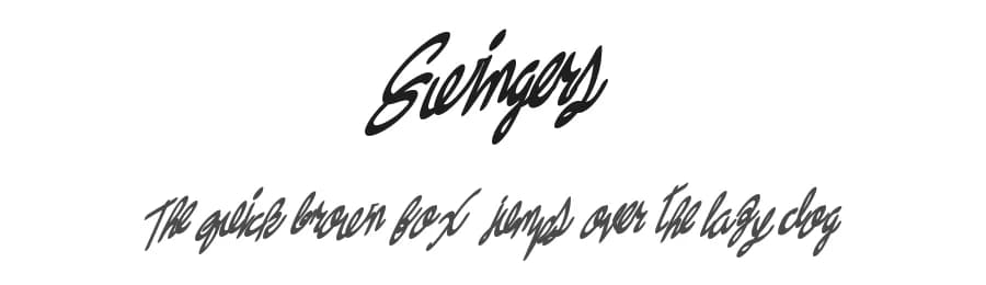 Swingers by Xerographer Fonts — Script Handwritten Font