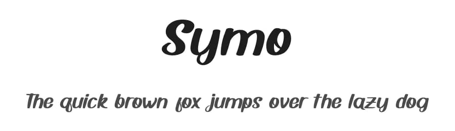 Symo by Nico Muslib — Script Handwritten Font