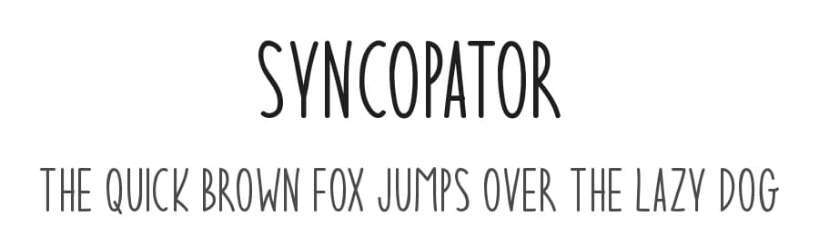 Syncopator by Md Shohail Bhuian — Script Handwritten Font