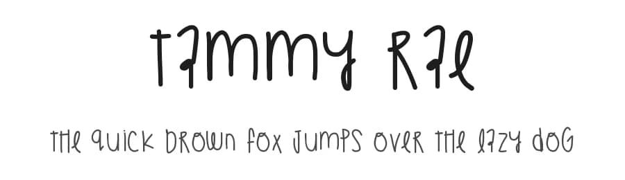 Tammy Rae by Des Gomez — Script Handwritten Font