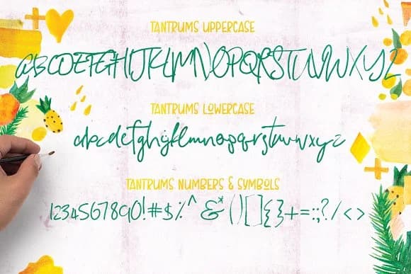 Tantrums Font by Creativeqube Design — Script Handwritten Font