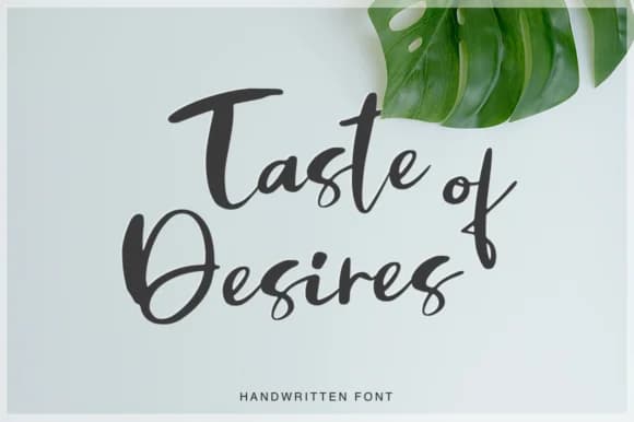 Taste of Desires Font by Pasha Larin — Script Handwritten Font