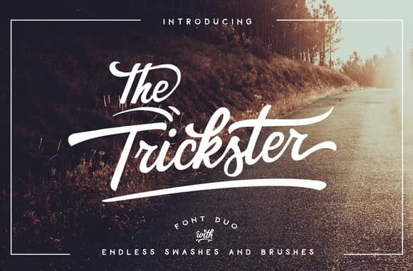 The Trickster Font by BlackCatsMedia — Script Handwritten Font