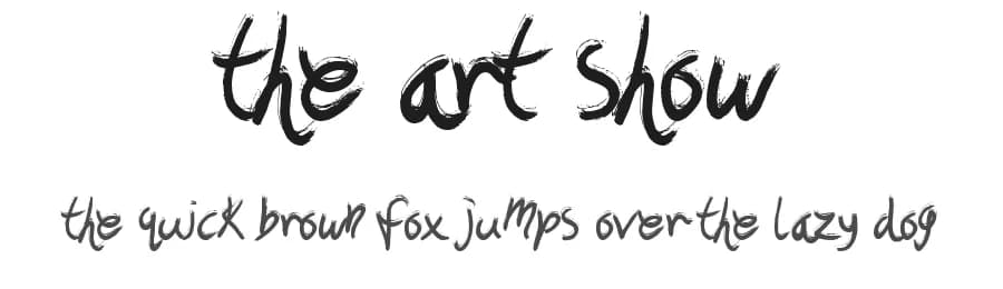 The Art Show by JSH creates — Script Handwritten Font
