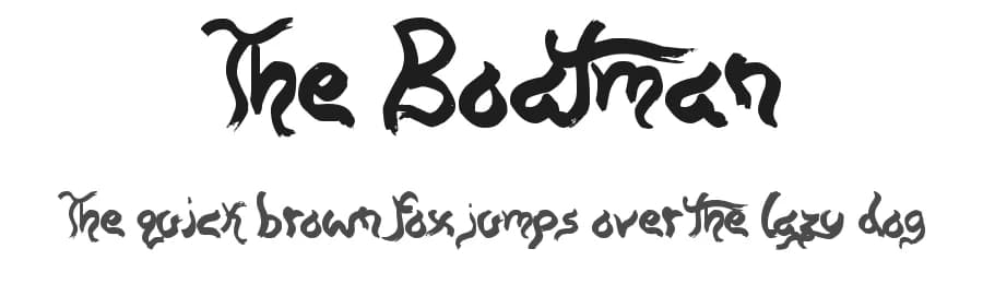 The Boatman by JSH creates — Script Handwritten Font