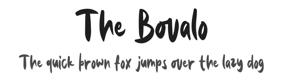 The Bovalo by InspiraType — Script Handwritten Font